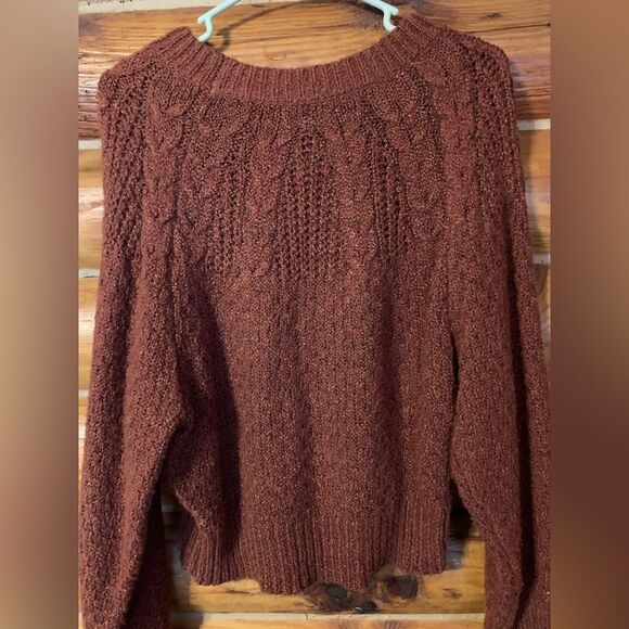 American Eagle Crewneck Dolman Sleeve Sweater Size Medium - Picture 6 of 10
